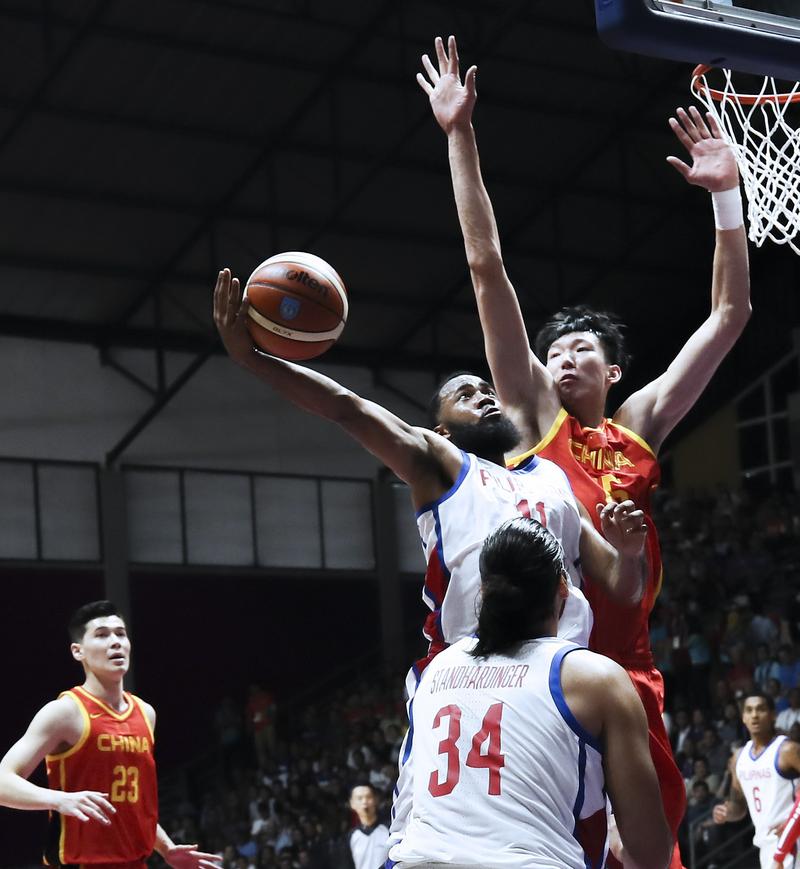中国男篮比赛vs菲律宾